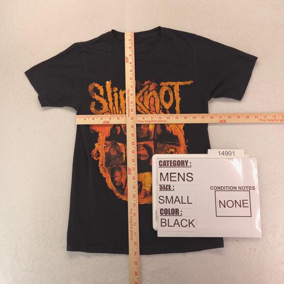 Slipknot Short Sleeve Casual Band Graphic T-Shirt Adult Mens Size S Black - Picture 5 of 9